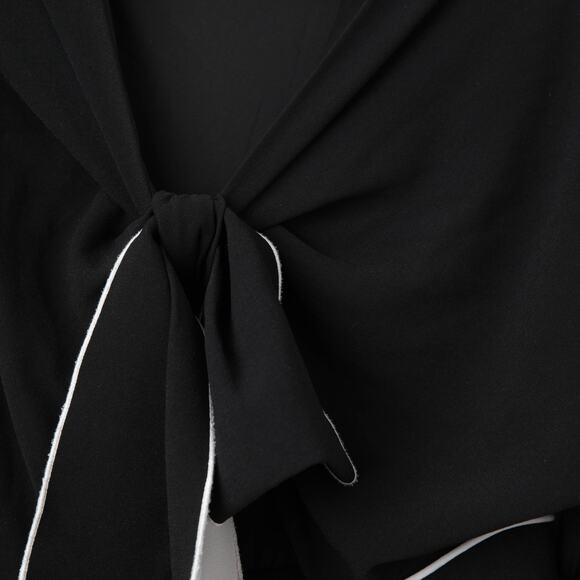 Roksanda Collective Short Sleeve Back Tie Midi Dress - Picture 7 of 9